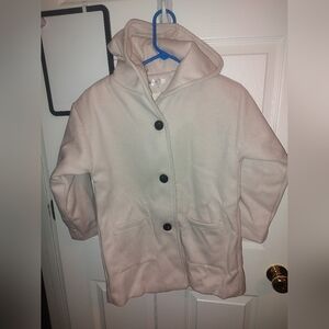 Women's Beige Hooded Coat